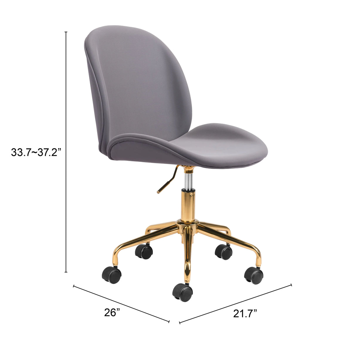 Gray Black Office Chair J95552