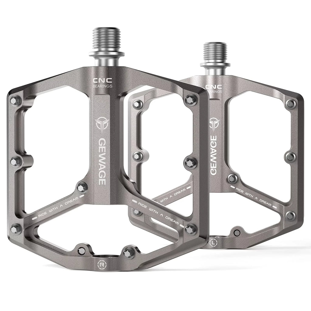 3 Bearings 9/16” CNC Machined Flat Bike Pedals X688