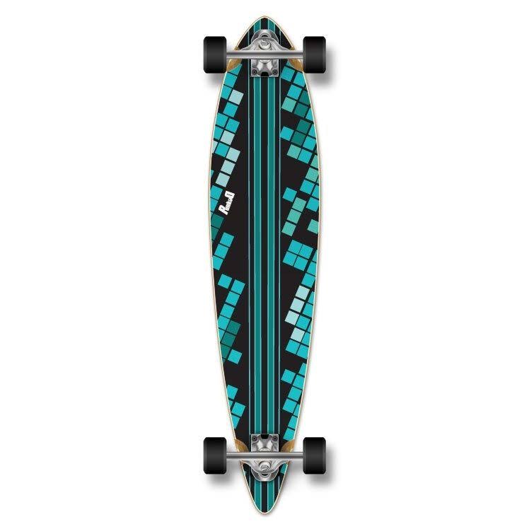 Black Digital Wave Longboard Complete W384