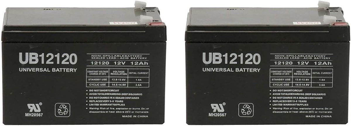 12V 12Ah AGM Battery - 2 Pack P95449