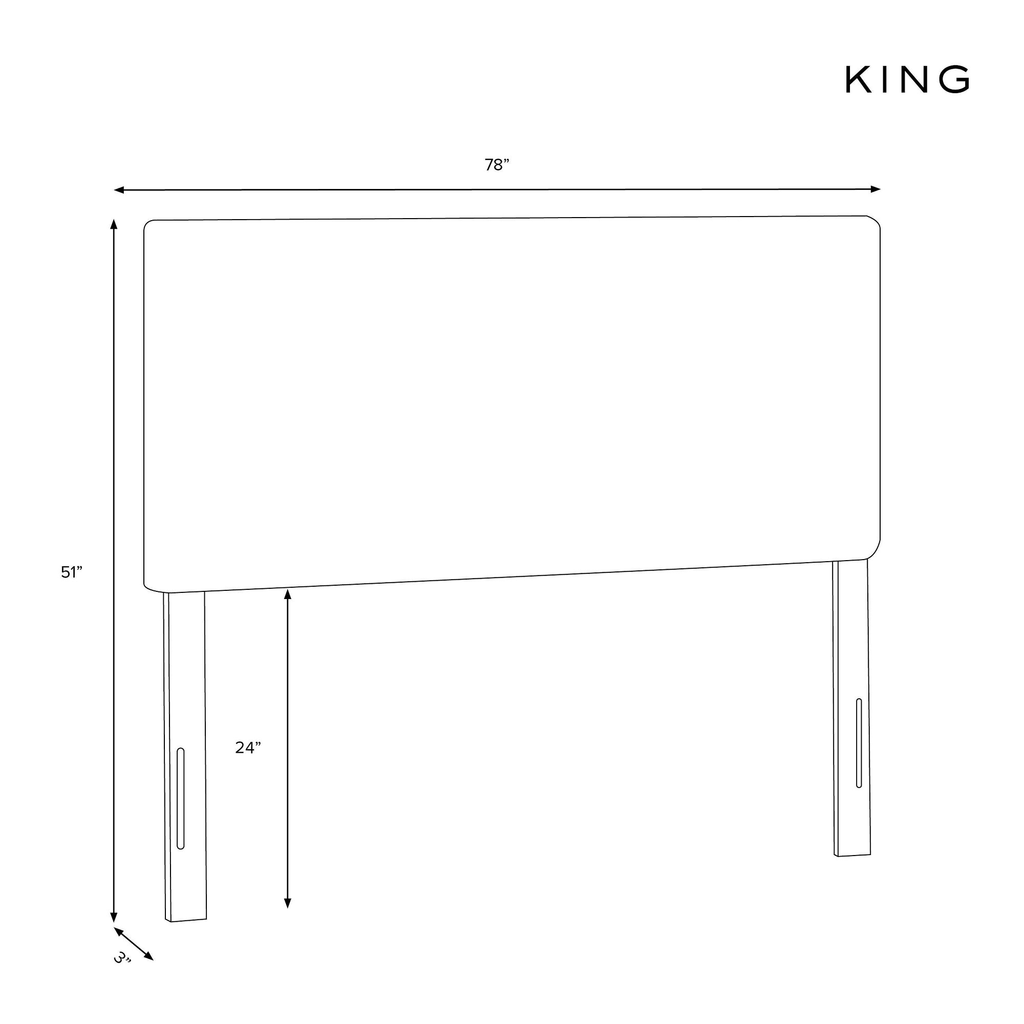 King Pumice Border Headboard U261748