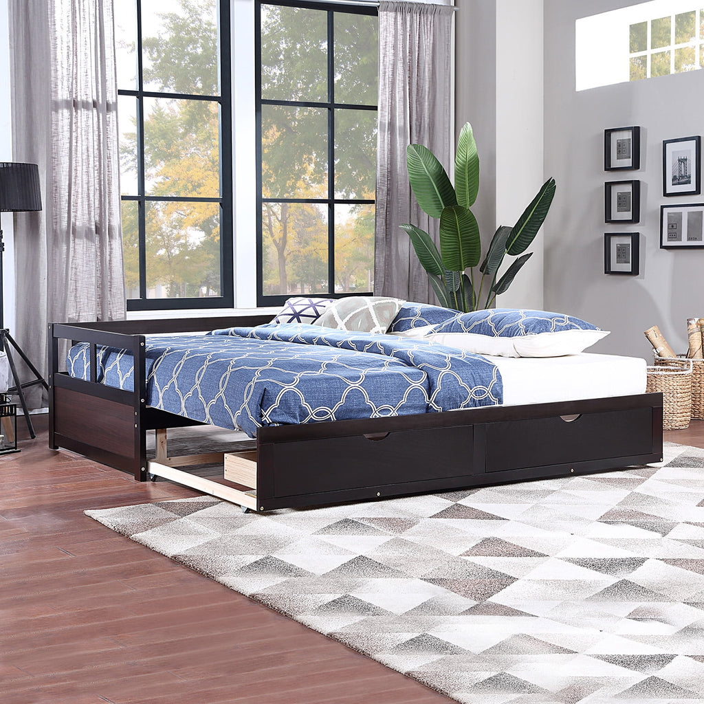 Pull-out Sofa Bed with Two Storage Drawers V61296
