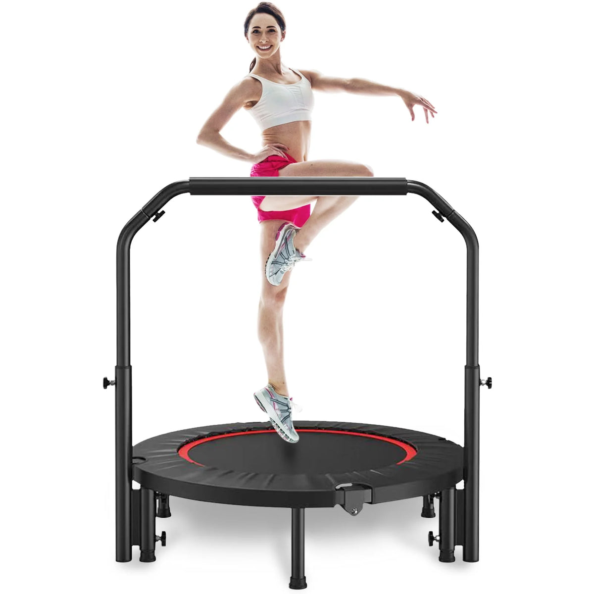 40 Fitness Mini Trampoline with Adjustable Handle R924358