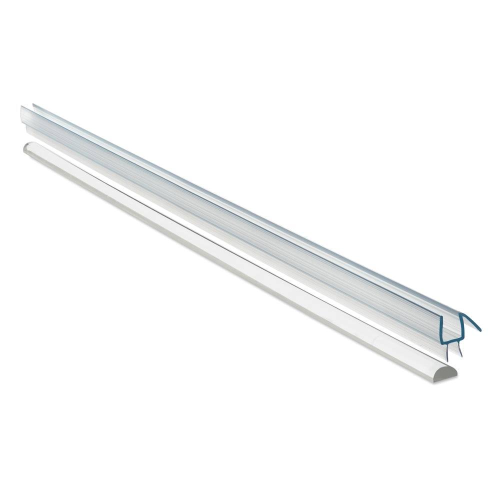 Chrome Frameless Hinged Shower Door H53795