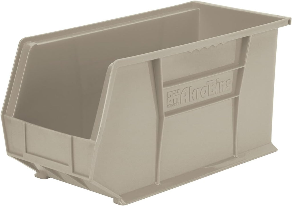 Yellow Plastic Storage Bin Hanging Stacking Containers 6-Pack R106