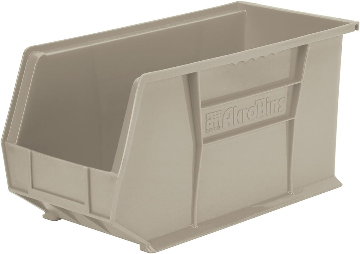 Yellow Plastic Storage Bin Hanging Stacking Containers 6-Pack R106