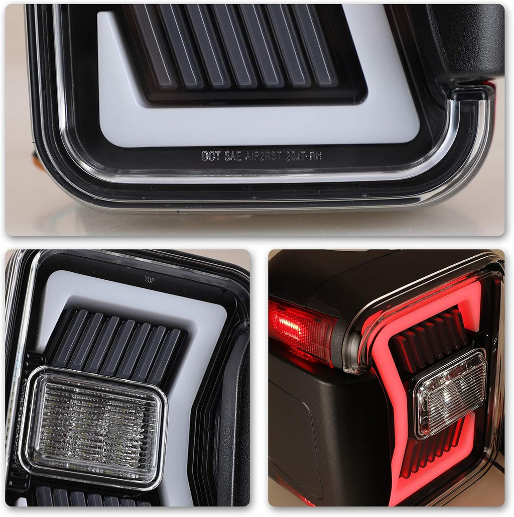 LED Tail Lights Replacement for 2019-2022 Jeep Gladiator Pickup, 1 Pair U61906