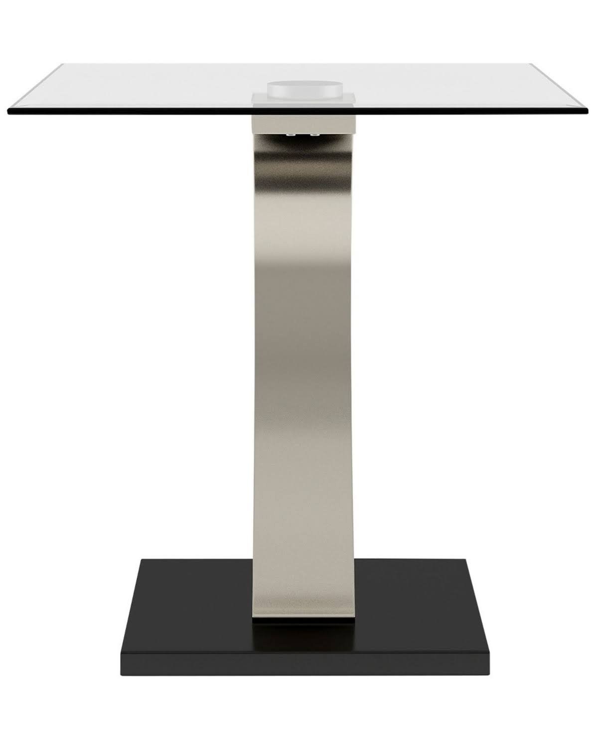Silver Square End Table V9705