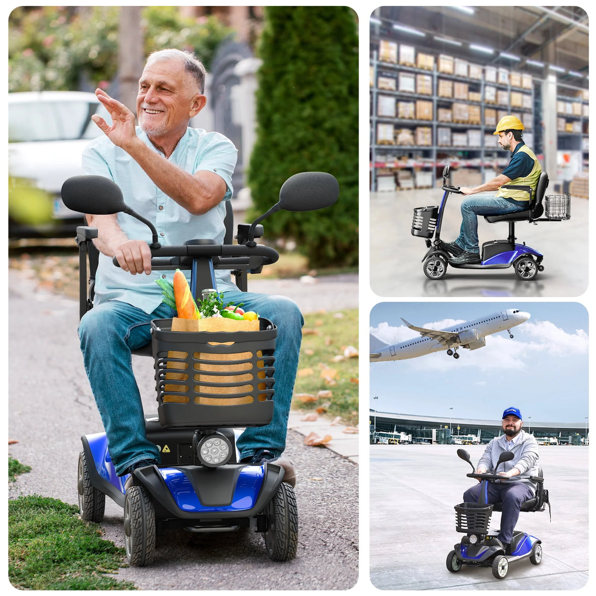 4 Wheel Foldable Mobility Scooter F22550