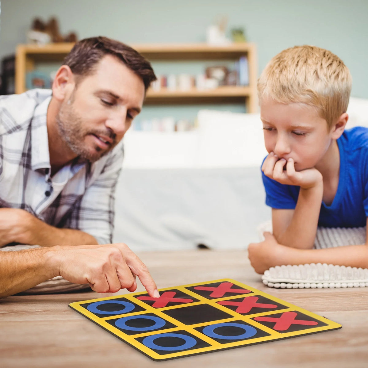 Noughts And Crosses Wood Board Game P3983