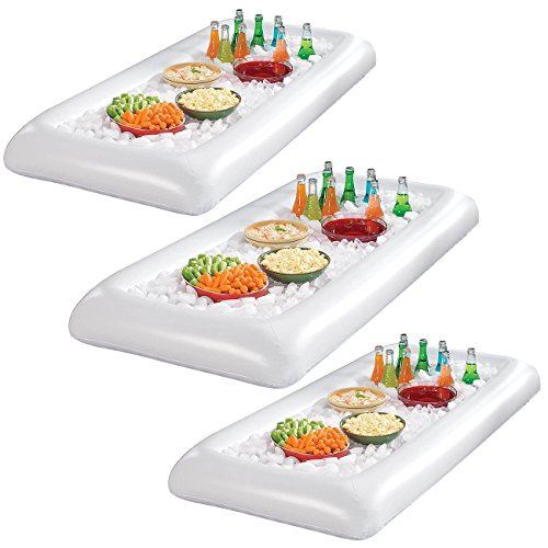 White Inflatable Serving Bar with Drain Plug A539