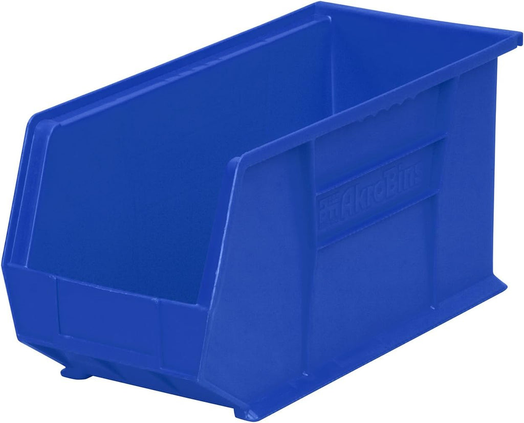 Yellow Plastic Storage Bin Hanging Stacking Containers 6-Pack R106