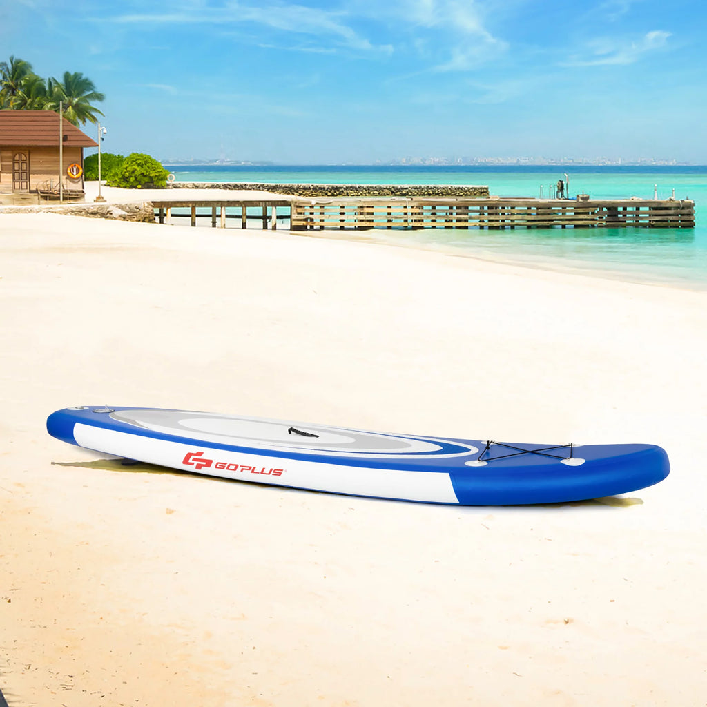10' Inflatable Stand Up Paddle Board with Bag Paddle Pump E648313