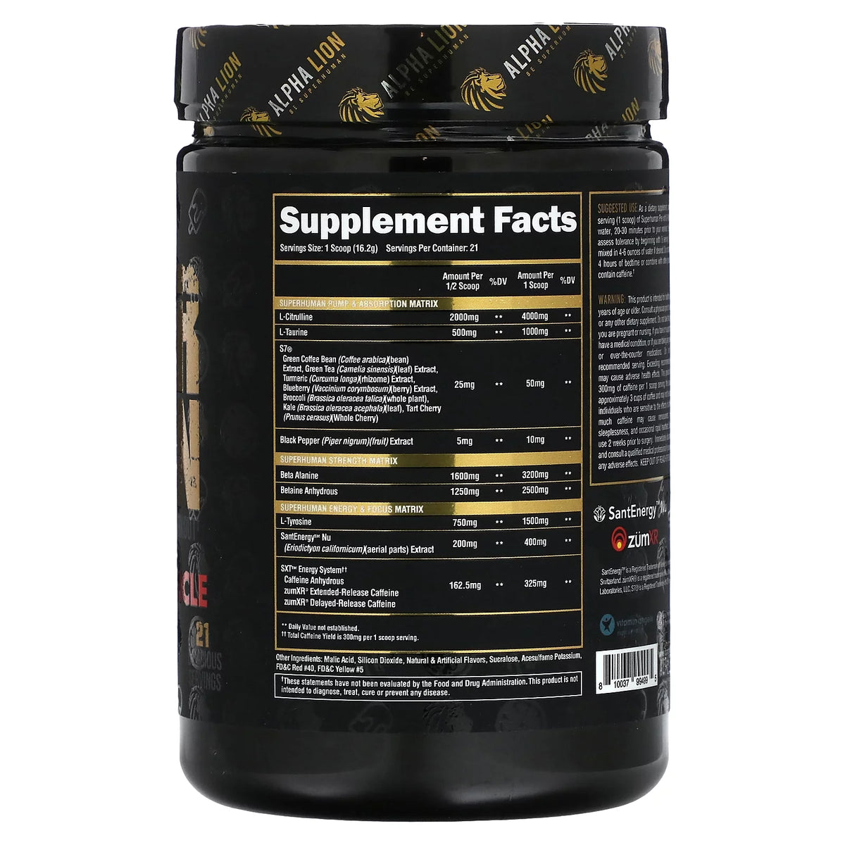 Orange Pre Workout 21 Servings B2529