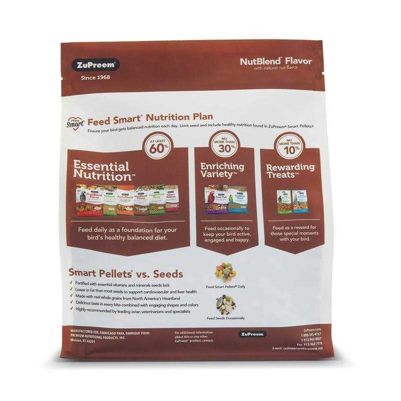 2 lbs Natural Nut Flavor Bird Food I330