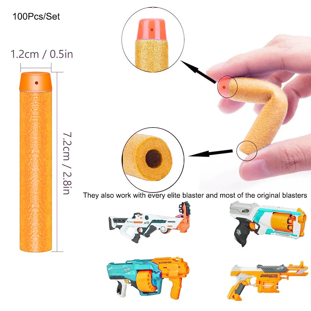 100-Dart Bullets Refill Pack Orange E207783
