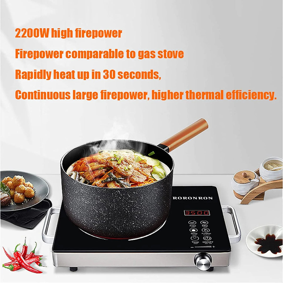 Portable Induction Cooktop 3500W Countertop Burner B1239