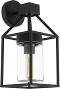 Schwarz/Klar Wall Light E27 B10573