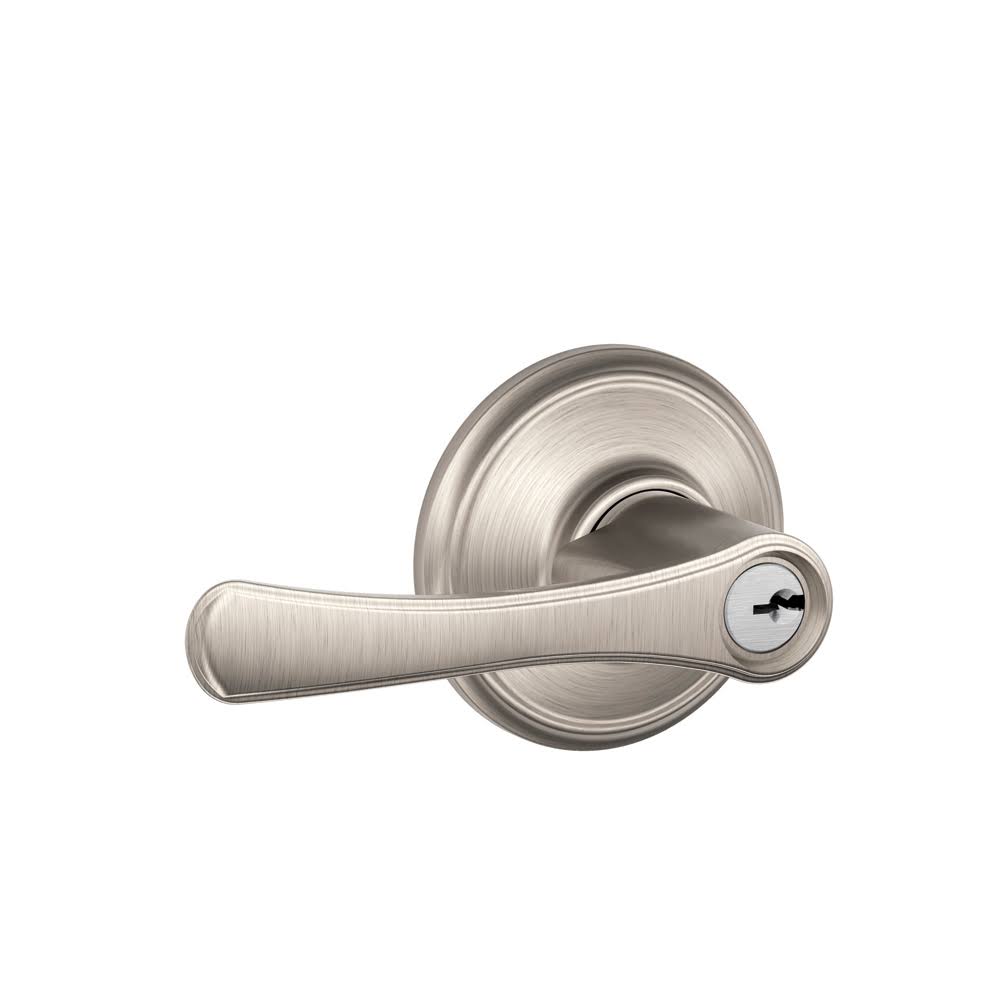 Satin Nickel Lever Entry Lock A642
