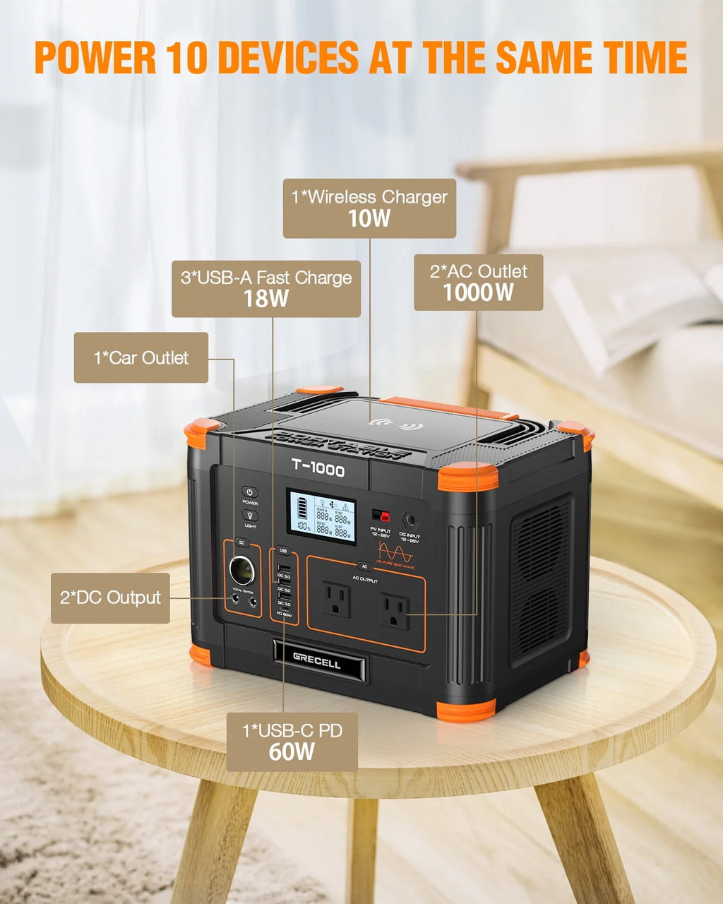 1000W 999Wh Battery Power Station S58319