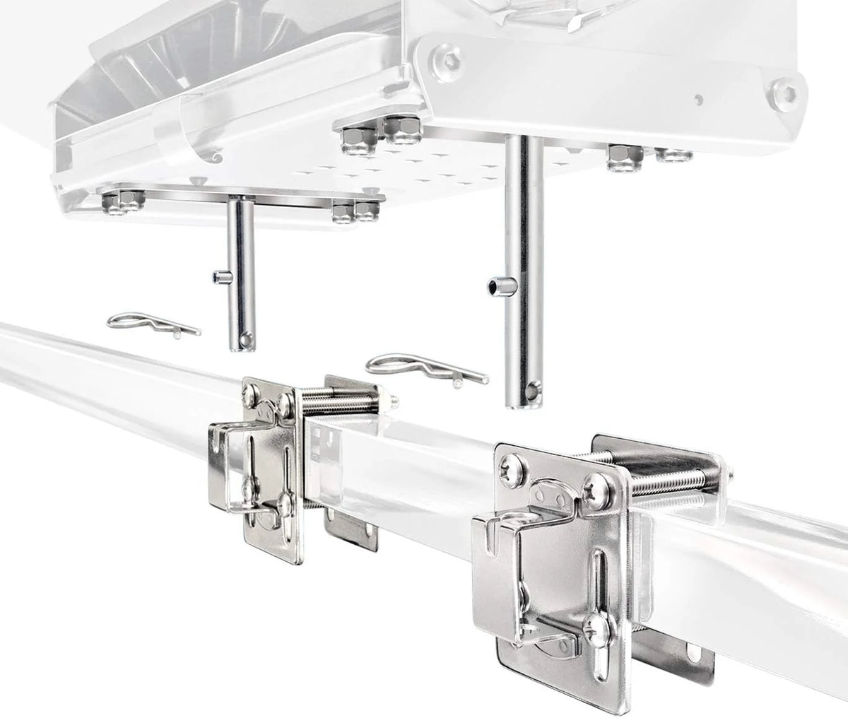 Dual Square Rail Vertical Surface Mount M514