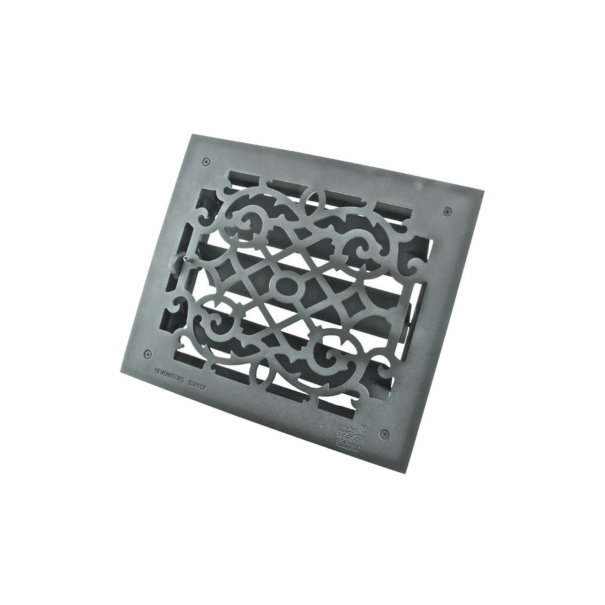 Cast Floor Heat Register Vent F1874