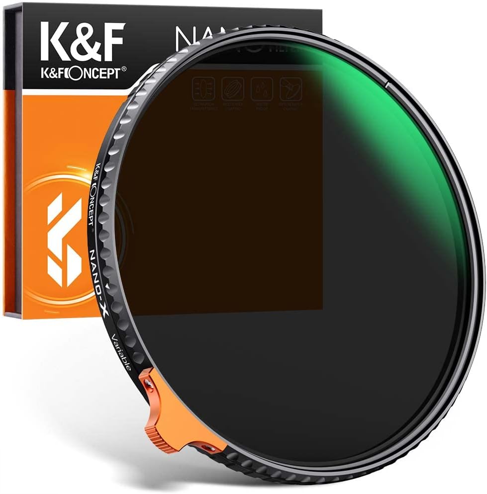 72mm Variable ND Filter ND2-ND400 with Multi-Layer Coatings AGC Glass K456