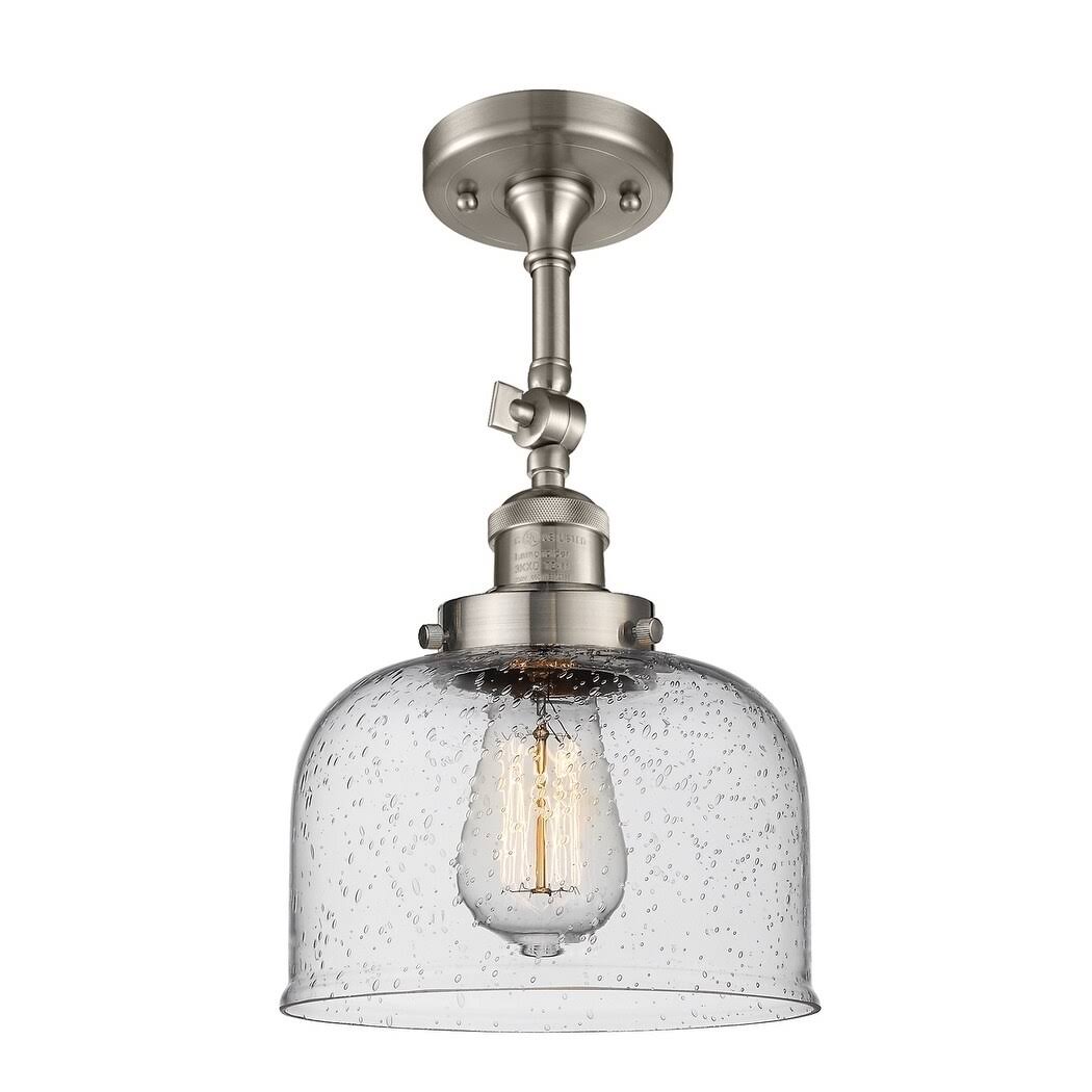 Antique Copper Semi Flush Mount Light U79596