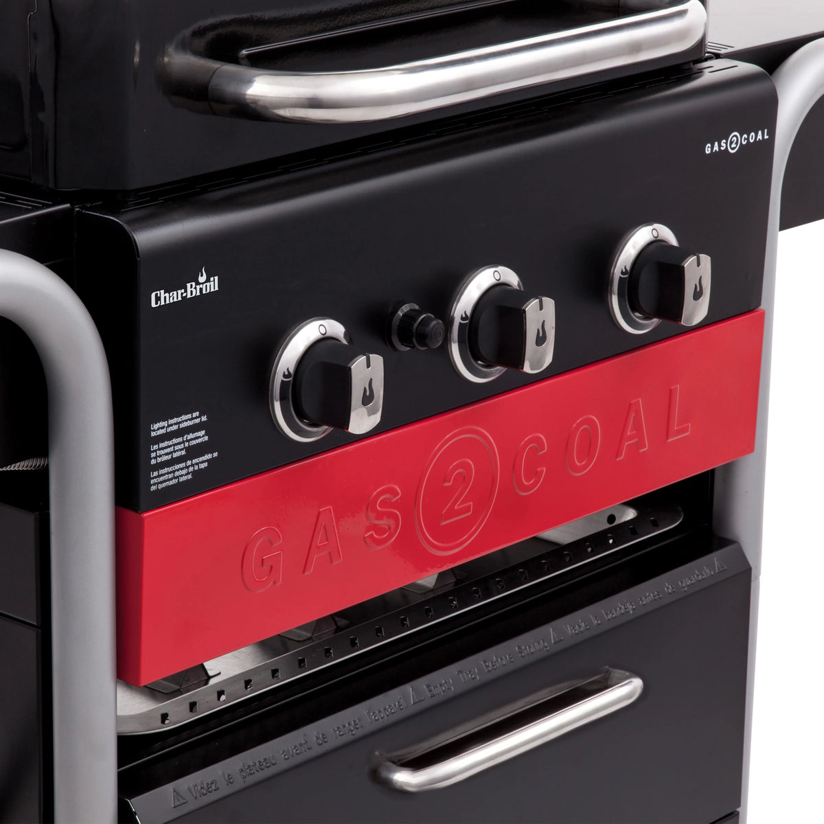 3-Burner Gas & Charcoal Combination Grill L637454