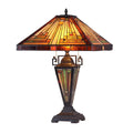 Tiffany-style 3 Light Table Lamp O498087
