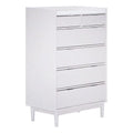 Solid Wood 6-Drawer Chest - White G951276