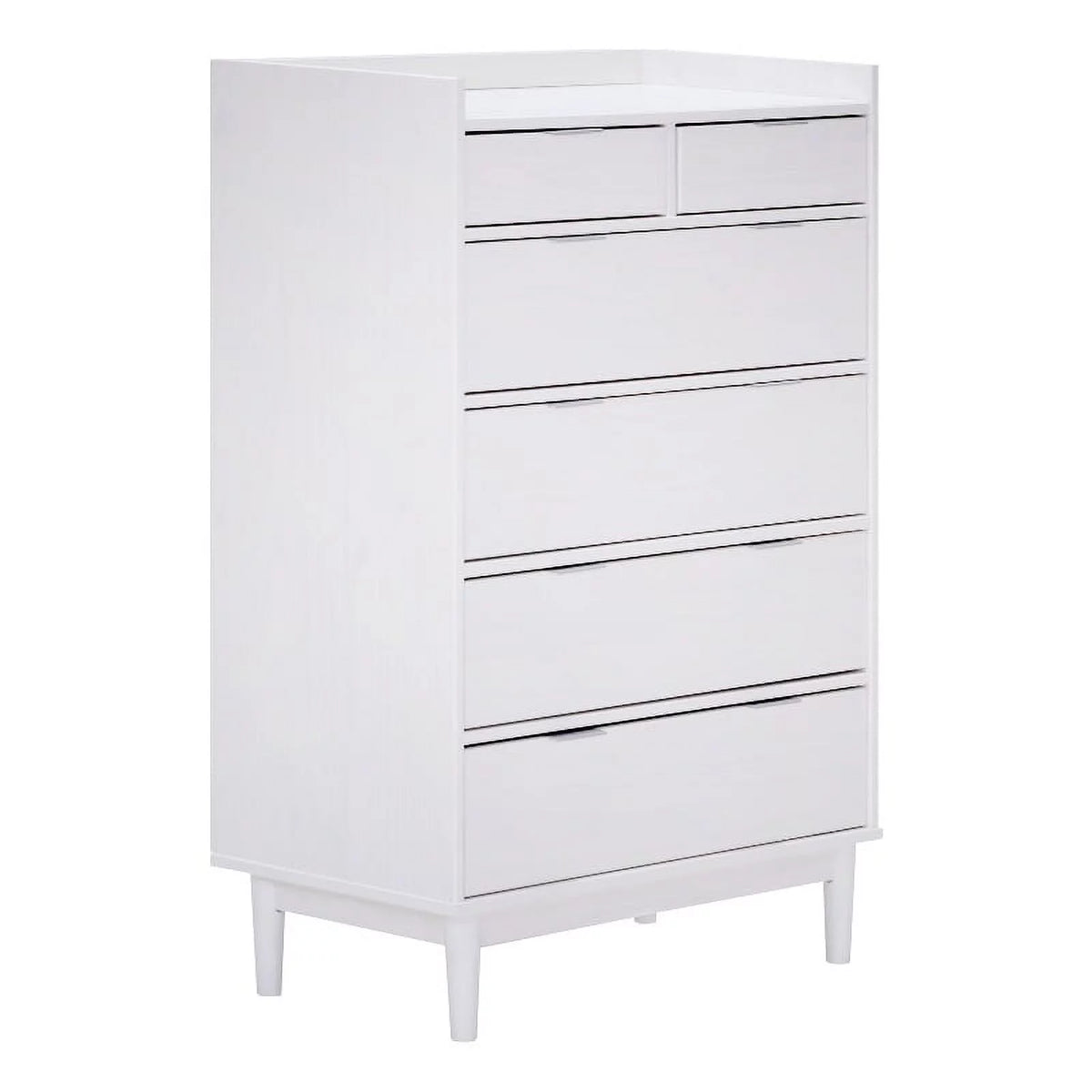 Solid Wood 6-Drawer Chest - White G951276