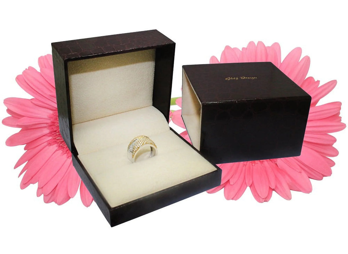 18K White Gold Halo Wedding Ring Set 5.15 Carat I20443