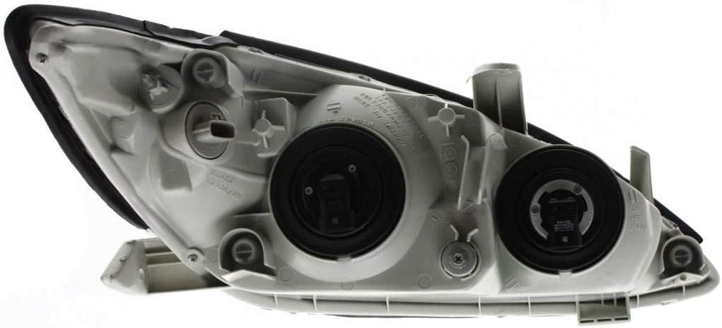 Chrome Headlight Assembly for Toyota Camry 2002 2003 2004 Passenger Side M843