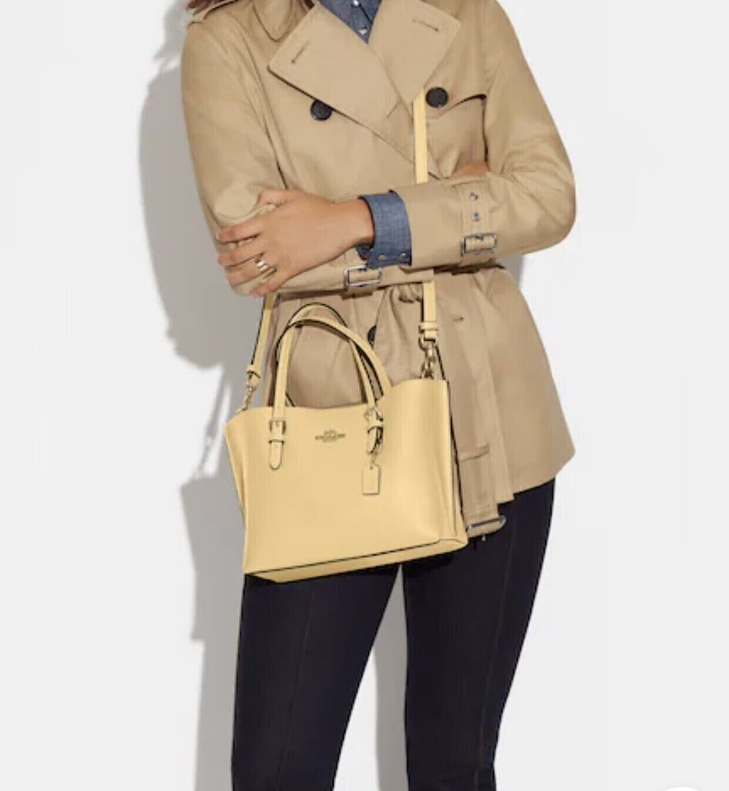 Vanilla Leather Satchel Handbag K672073