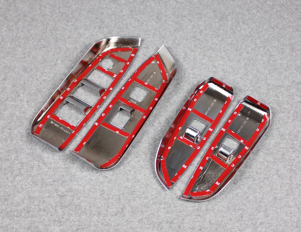 Matte Interior Window Switch Console Panel Trim Pack of 2 A41449