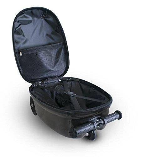 White Polly The Panda Scooter Suitcase Y1589