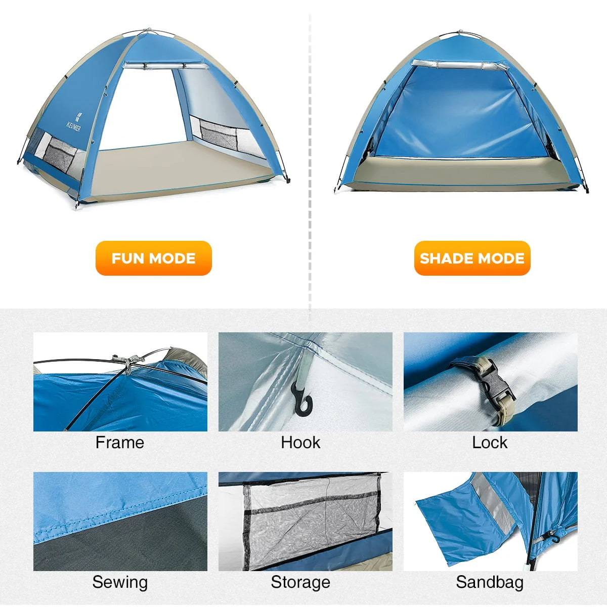 4 Person Dome Tent I3510