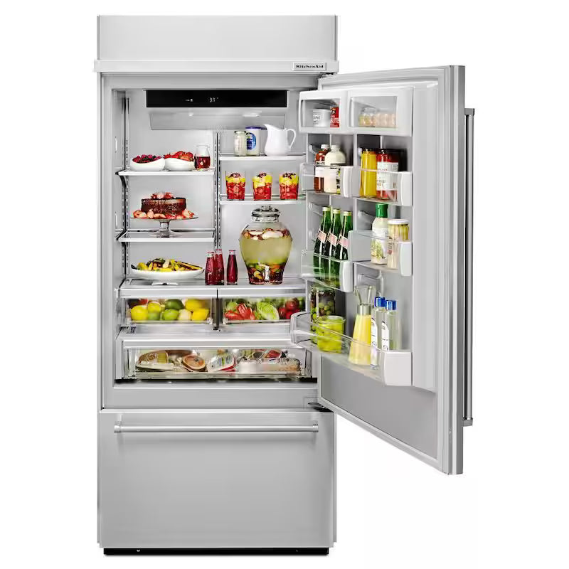 20.9 cu. ft. Built-In Bottom Freezer Refrigerator in Stainless Steel I732