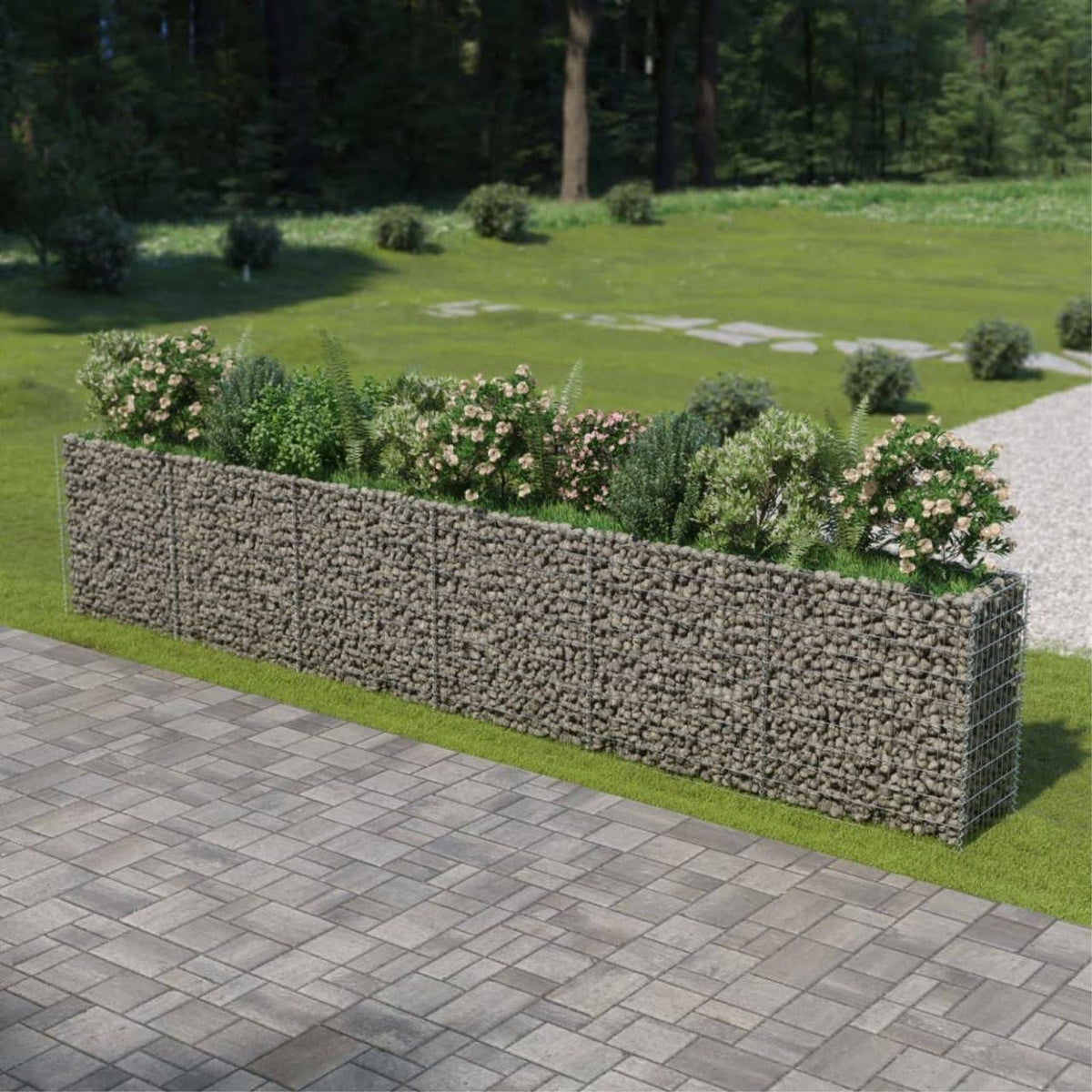 Gabion Raised Bed Galvanised Steel A52996