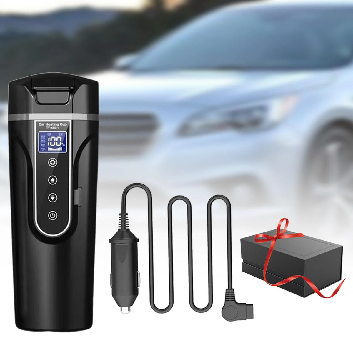 24V/12V Adjustable Temps Car Electric Kettle Q9937