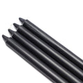 Black 10 Inch Straight Taper Candles V563993