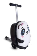 White Polly The Panda Scooter Suitcase Y1589