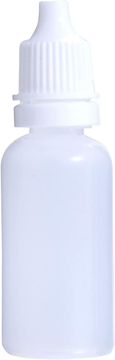 15ml Plastic Dropper Bottle with Childproof Cap, Pack of 2 A855778