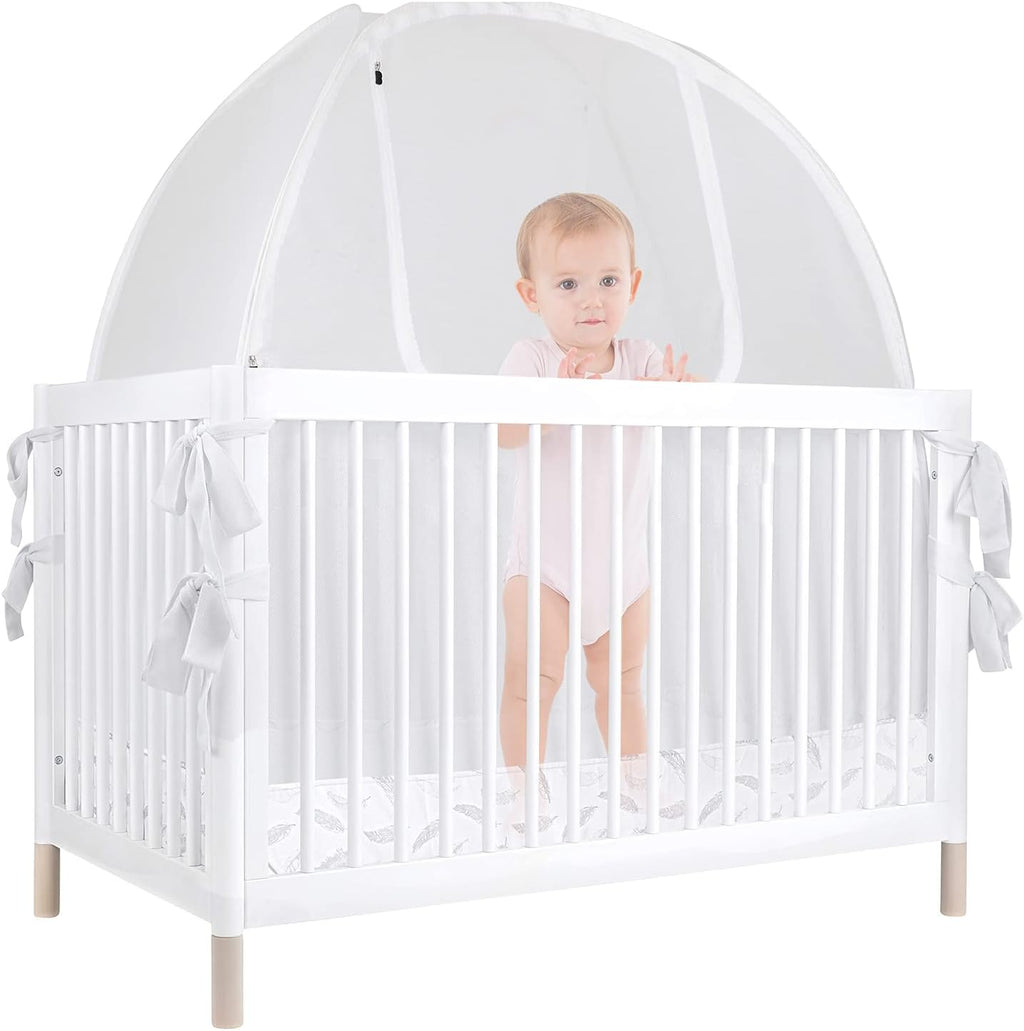 See Through Mesh Pop Up Crib Tent B382