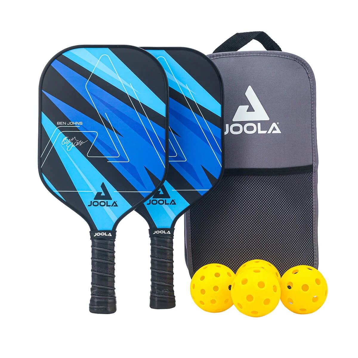 2 Paddles Blue Pickleball Set with Bag and 4 Balls W575447
