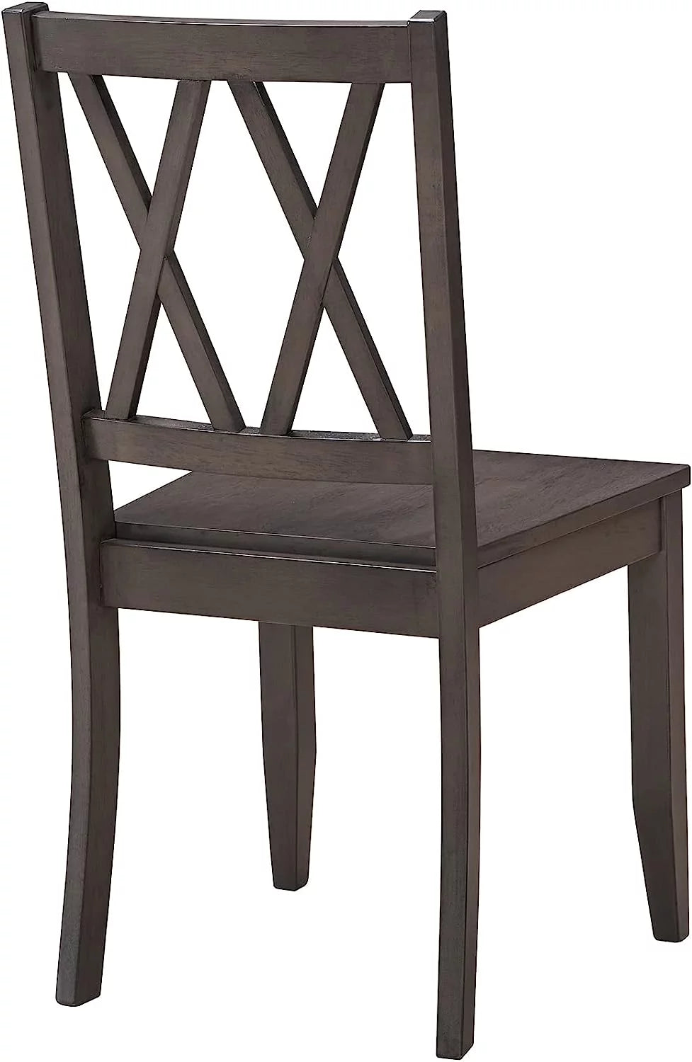 Gray Set of 2 Wooden Dining Chairs U8242