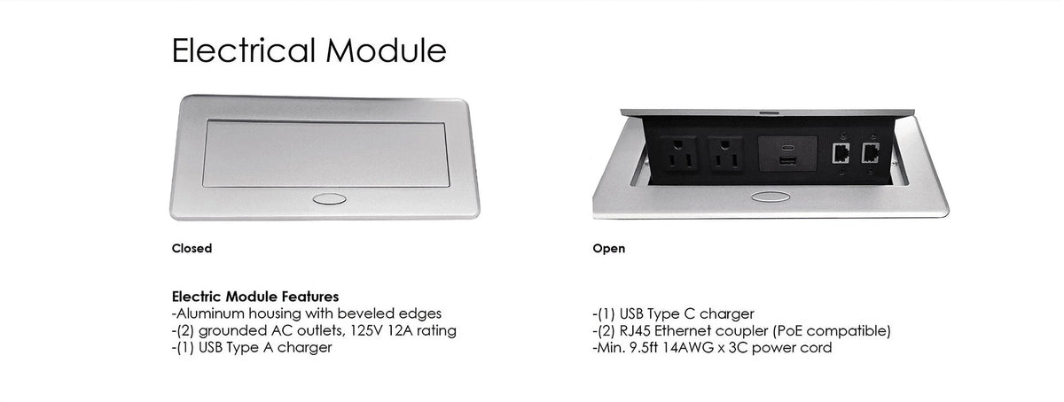 Conference Table with Power and Data Z58934