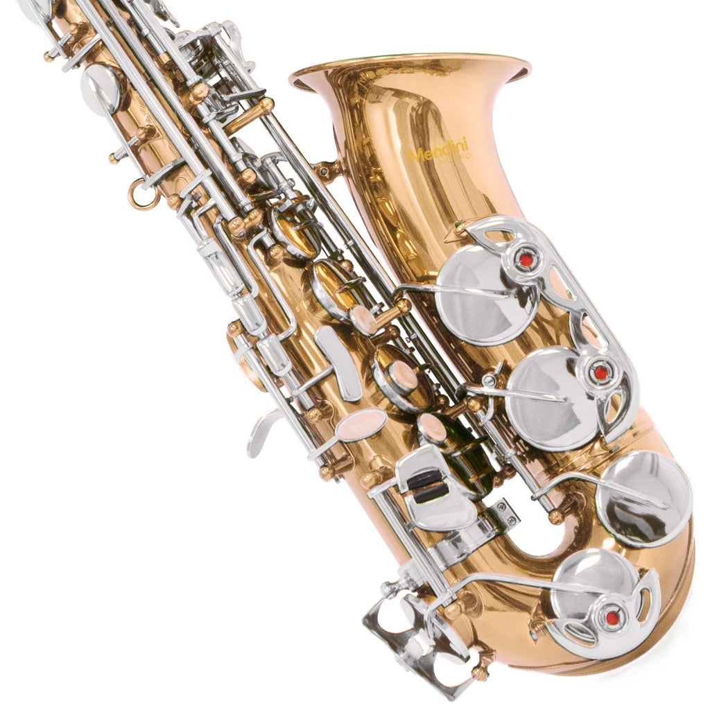 Eb Alto Saxophone with Tuner, Case, Mouthpiece, 10 Reeds A805520