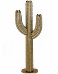 Steel Cactus Tiki Torch M7454